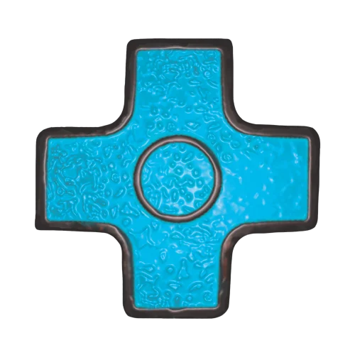 Pictogramme SPIKTO Croix bleu